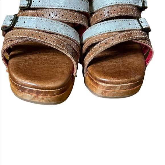 Bed Stu Adriana Clog Heels in Tan Rustic Lux Size 10 New - Picture 7 of 10